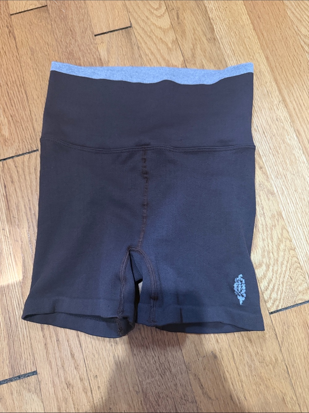 Free People| Ribbed Layered Biker Shorts - Picture 4 of 4